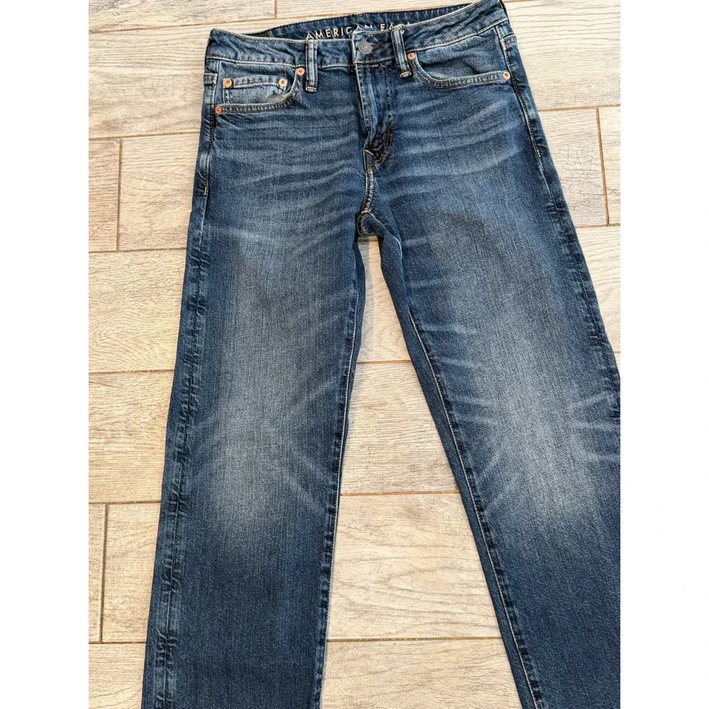 American Eagle Flex‎ Straight Leg Jeans 29x34 Mens NWOT Stretch Denim 29 x 34